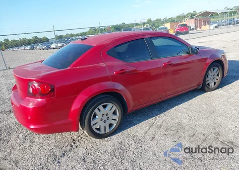 2014 Dodge Avenger Se z USA, uszkodzony, nr VIN 1C3CDZABXEN188398